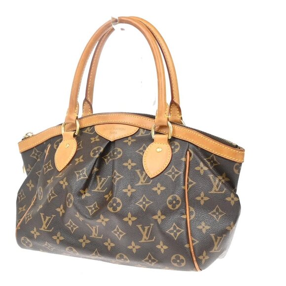 LOUIS VUITTON Tivoli PM Handbag Monogram Leather France Brown M40143 93CA023 - Picture 1 of 16